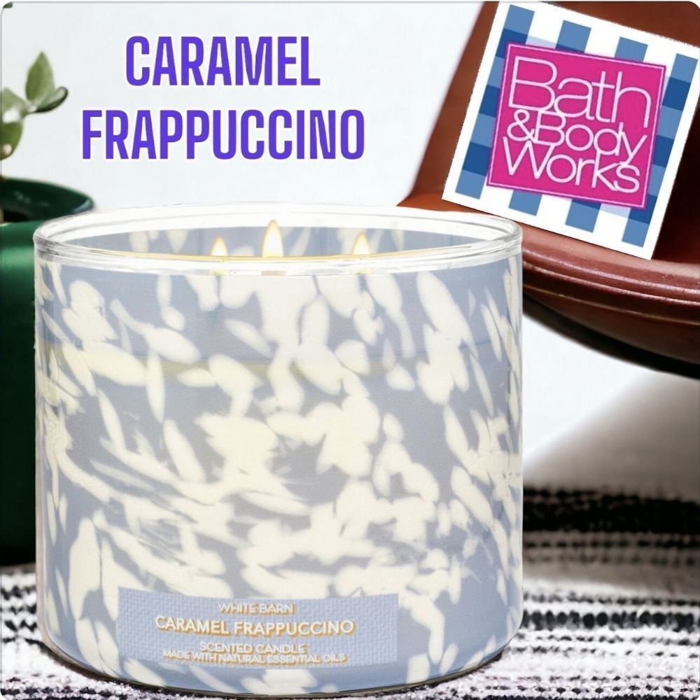 Bath & Body Works Caramel Frappuccino 3 Wick Candle